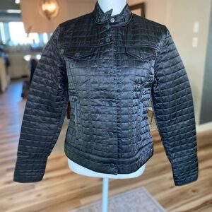 GAP Womens quilted black Jacket size Medium